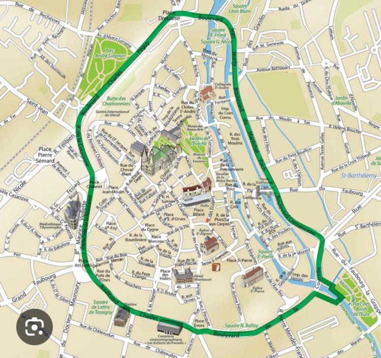 L Ecuyer Appartement Au Coeur Du Quartier Historique Chartres Zewnętrze zdjęcie
